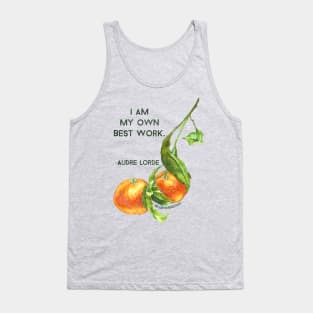 I Am My Own Best Work, Audre Lorde Tank Top